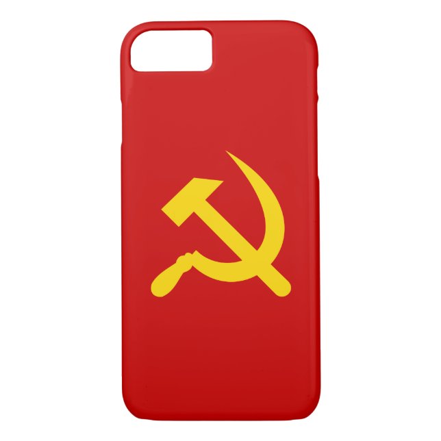 Röd kommunism hämmar och avskyr Case-Mate iPhone skal (Baksida)