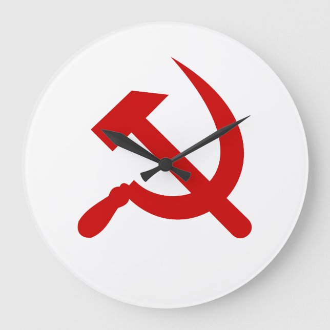 Röd kommunism hämmar och avskyr stor klocka (Framsida)