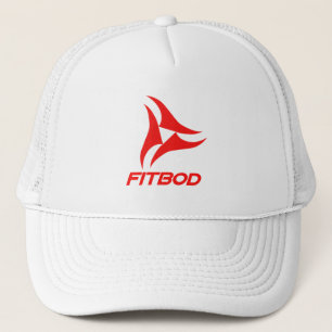 Röd konditionlogotyp för FITBOD Keps