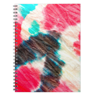 Röd Konstnärlig Smutsig. Shibori Mönster. Sommar P Anteckningsbok
