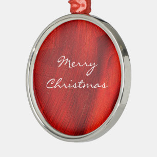 Röd Koppar Hjärt Ornament