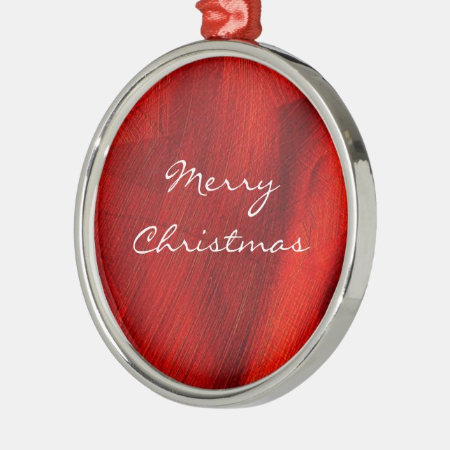 Röd Koppar Hjärt Ornament (Vänster)