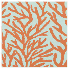 Röd korall Sea Grönt Ocean Tyg