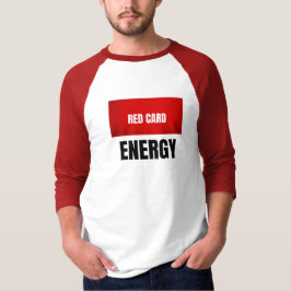 Röd Kort Energi Fotbollströja T Shirt