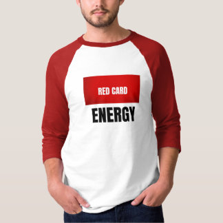 Röd Kort Energi Fotbollströja T Shirt