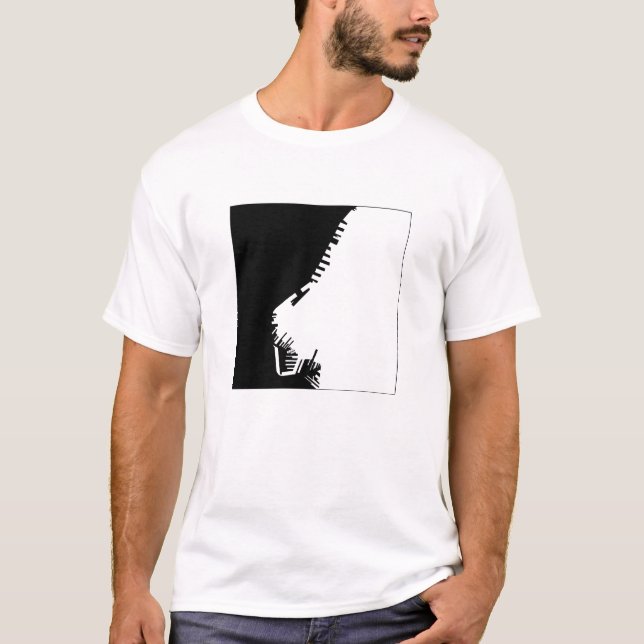 Röd krok NYC Tee Shirt (Framsida)