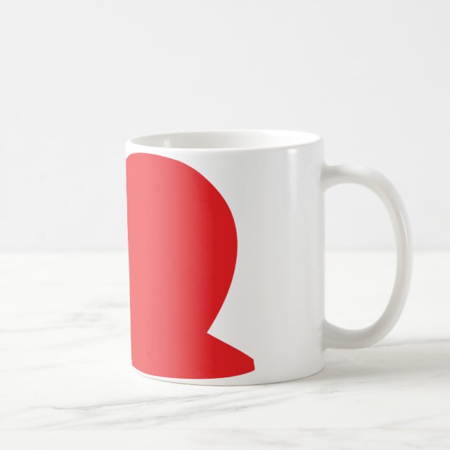 röd kulasymbol kaffemugg (Höger)