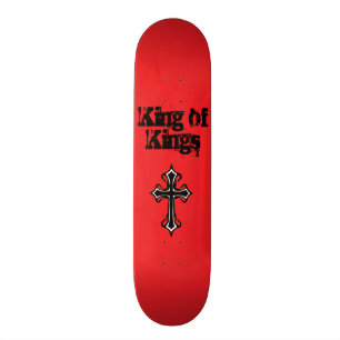 Röd kung av kungSkateboarddäcket Skateboard Bräda 20,5 Cm