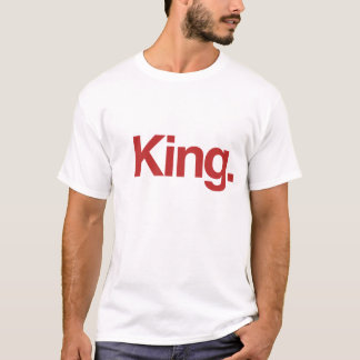 Röd kung tee shirt
