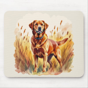 Röd Labrador Retriever Hund Musmatta
