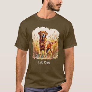 Röd Labrador Retriever Hund T Shirt
