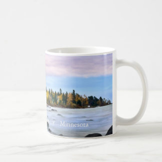 Röd ladugård Lake Superior, MN-mugg Kaffemugg