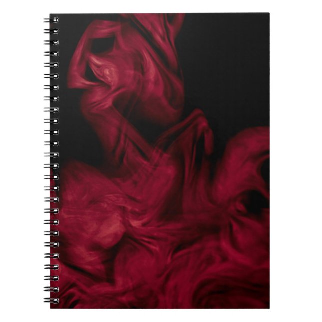 Röd låga anteckningsbok (Framsidan)