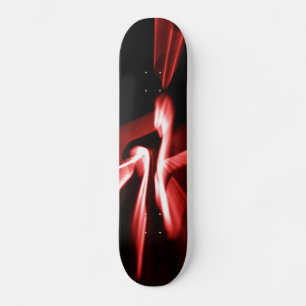 Röd låga mini skateboard bräda 18,5 cm
