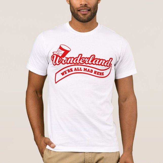 (Röd) lagunderland, T Shirt (Framsida)