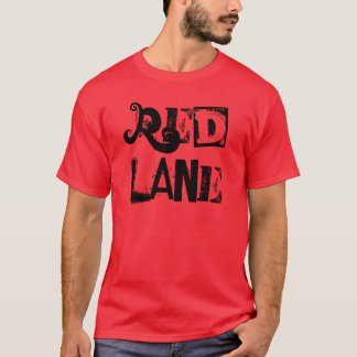 Röd Lane T-shirt