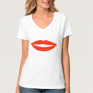 Röd Läppar Behålla Det är enkelt sötsaker T Shirt