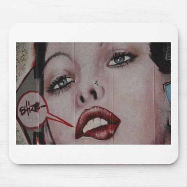 _Röd läppar Musmatta (Framsidan)