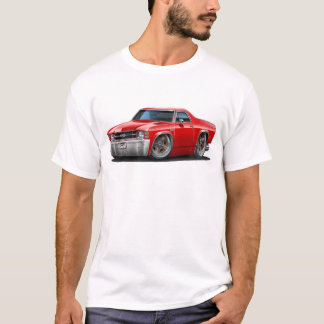 Röd lastbil 1971-72 för El Camino Tee Shirt