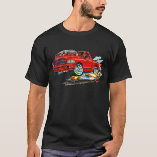 Röd lastbil för fint SRT10 T-shirt