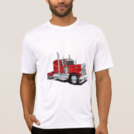 Röd lastbil t shirt