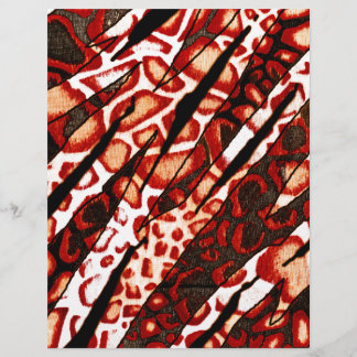 Röd leopardkamouflage