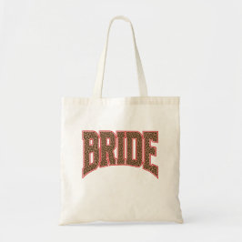 Röd + Leopardyckad Universitets BRUD Tygkasse