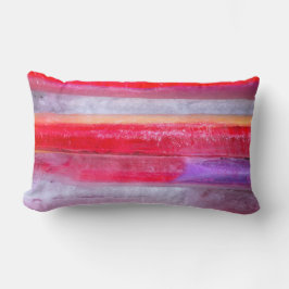 Röd, Lila, Orange Dekorativ kudde - Färg dekorfärg