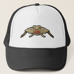 Röd Lipped Batfish Truckerkeps