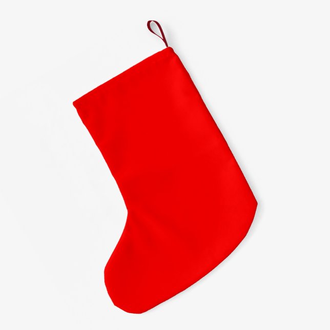 Röd Liten Julstrumpa (Baksidan (Hängande))