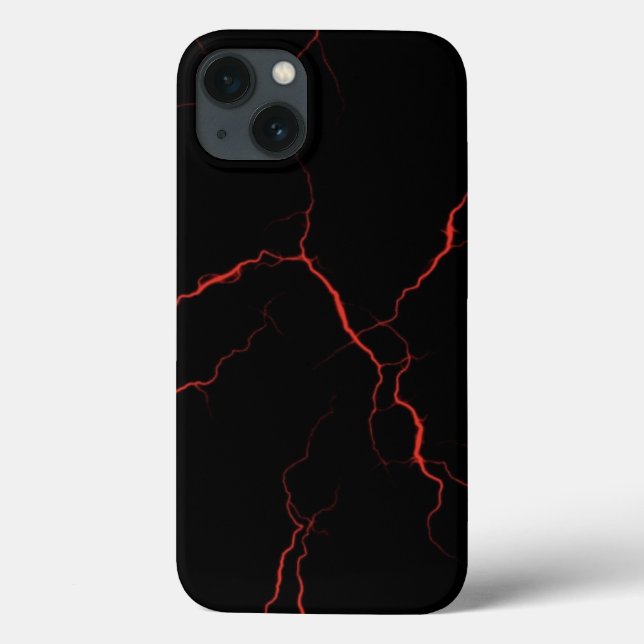 Röd ljusning Fodral-Mate iphone case (Baksida)