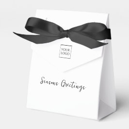 Röd logotext reklamverksamhet förpackning presentaskar