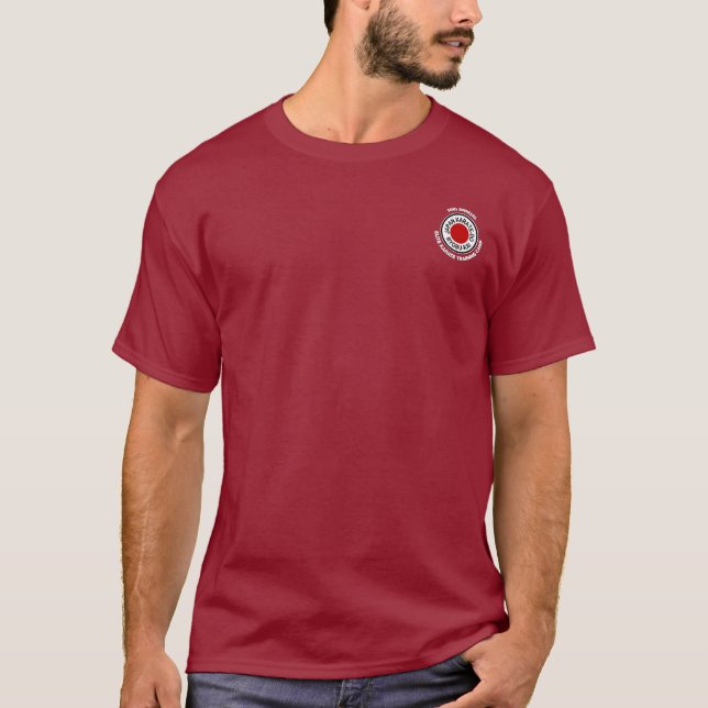 (Röd) logotyp 2009 för elitKarateträningsläger, Tee (Framsida)