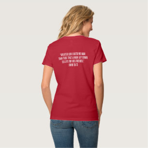 Röd Logotyp för kvinnor T-Shirt