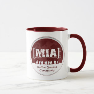 Röd logotyp för MIA-kaffekopp Mugg