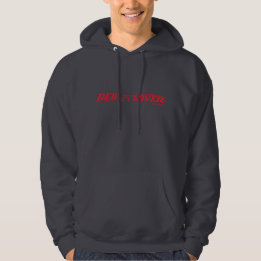 Röd Logotyp och Rover Hoodie