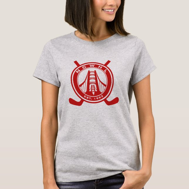Röd logotypkapacitetsskjorta tee (Framsida)