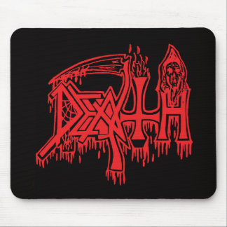 Röd logotypmousepad för old school musmatta