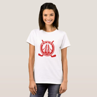 Röd logotypT-tröja T-shirt