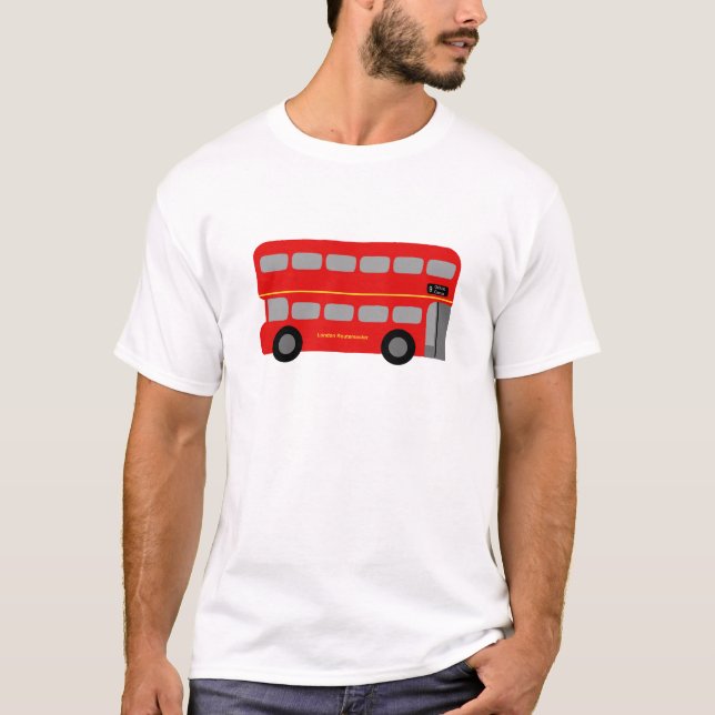 Röd London buss Tröja (Framsida)
