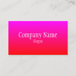 Röd Magenta Ombre Visitkort