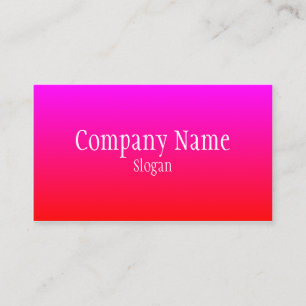 Röd Magenta Ombre Visitkort