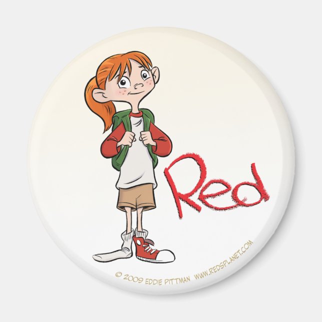 Röd magnet (Framsidan)