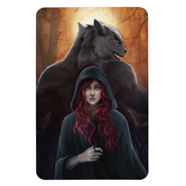 Röd magnet (Vertikal)