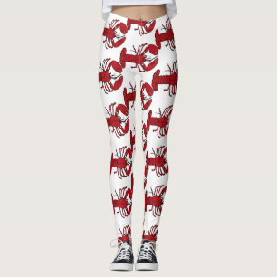 Röd Maine hummer Thunder_Cove Leggings