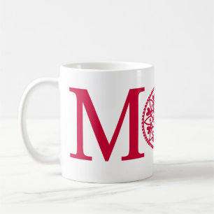 Röd mammamugg - & vit kaffemugg