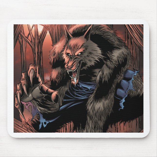 Röd måneWerewolf Musmatta (Framsidan)