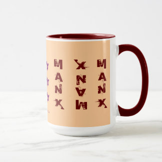 RÖD MANX KATTKAFFEMUGG MUGG
