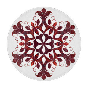 Röd marmorSnowflake
