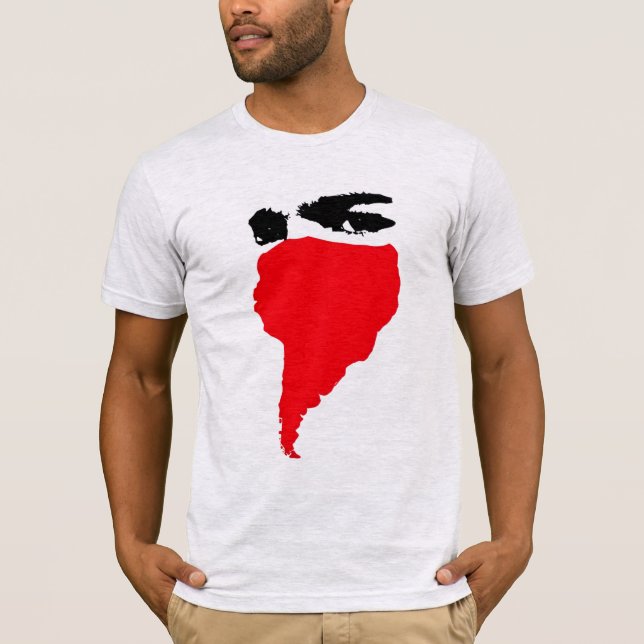 röd mask T-Shirt (Framsida)